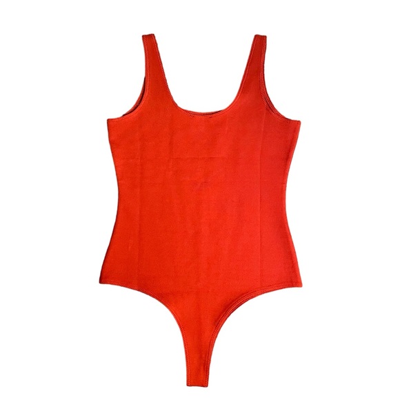 Tops - NWOT Orange Bodysuit Women’s Medium